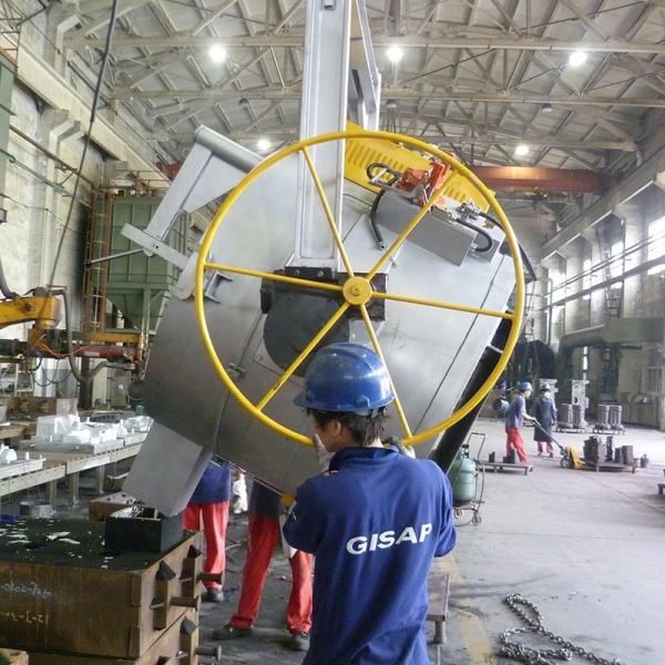 Industrial Grade Molten Aluminum Transfer Ladles 1000KG Capacity Surface