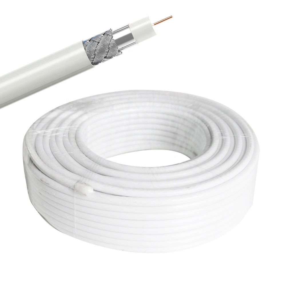 500 Meters Length RG174 Coaxial TV Cable Al Foil Braiding Shield