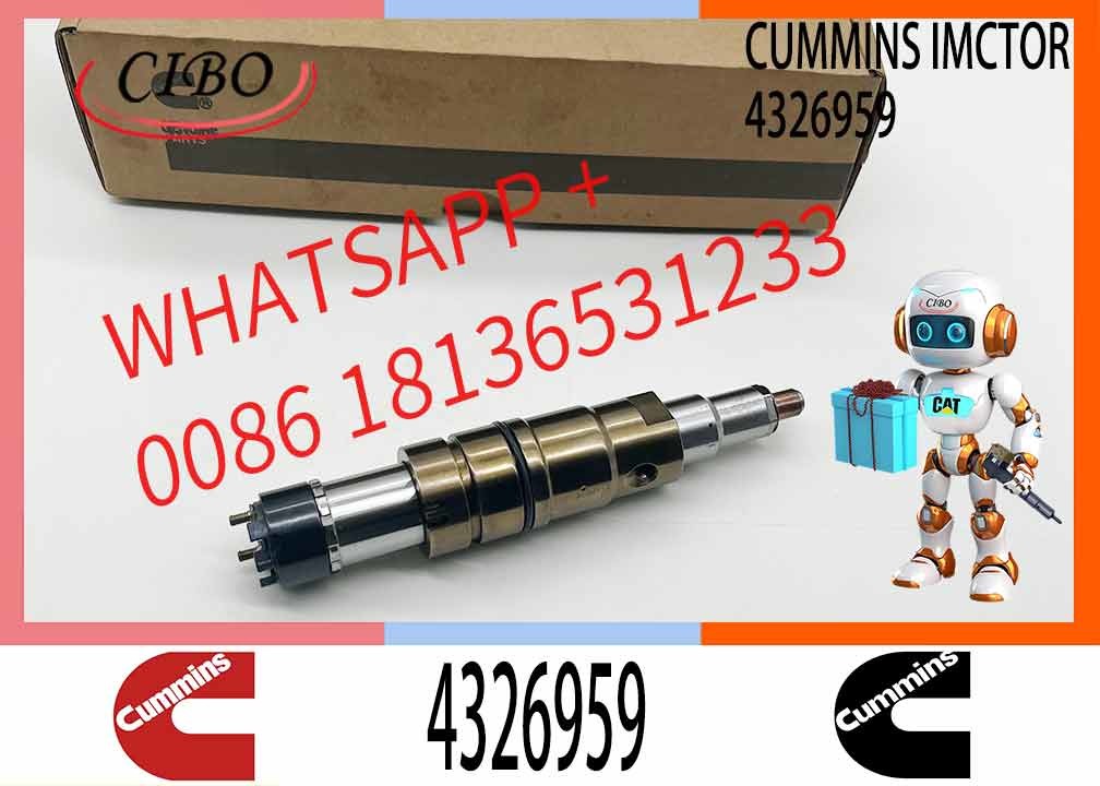 Genuine Diesel Common Rail Fuel Injector 4955080 2872544 For ISZ Engine Parts 4326959