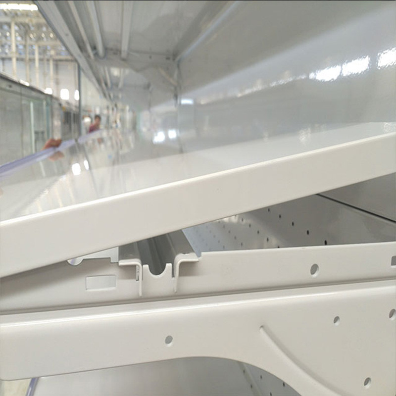 2 - 8 ℃ Refrigerated Open Display Chiller Beverage Case Cabinet Freezer