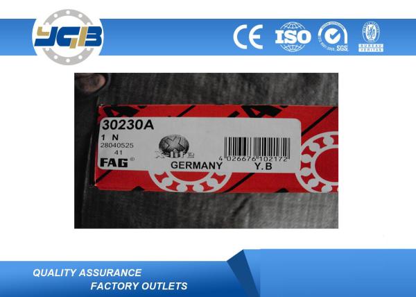 FAG Tapered Roller Bearings Single Row 30230A For Plastics Machinery 150 x 270 x