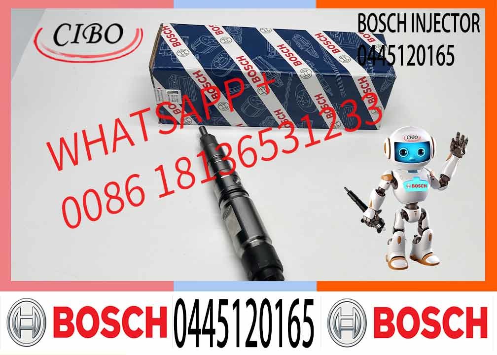 0 445 120 165 Fuel Pump Assembly Nozzles 0445 120 165 Diesel Fuel Injector 0445120165