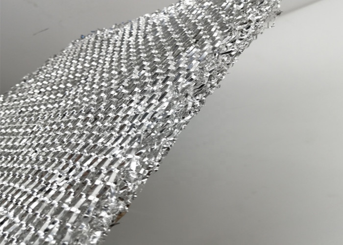 Square / Round Aluminum Foil Mesh Cooker Hood Filters Roll 0.08mm OEM ODM Accept