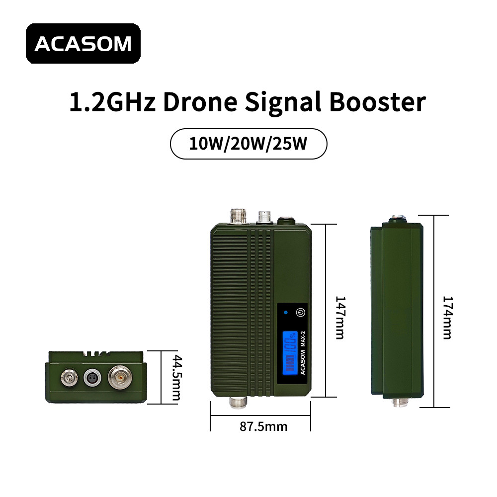 1.2GHz-1280MHz 10W/20W Drone FPV Amplifier FPV Range Extender