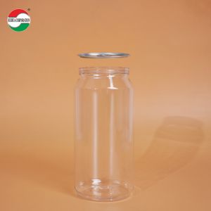 400ml PET Juice Bottle with Press Lid for Cold Filling