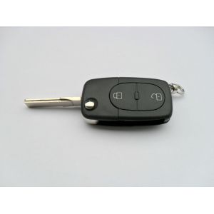  black audi replacement transponder folding keys with high rigidity Manufactures