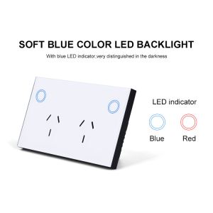 Wifi Socket With SAA Certifications Wireless Double Electronic Power Point Au/us