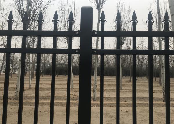 Crimped Spear Top Hercules Security Fencing Panels Residential 4 Horizontal
