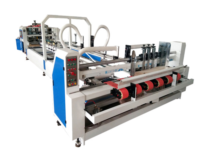 Automatic Carton Folder Gluer Machine 3 Or 5 Layers Type Convenient Operation