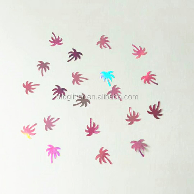 Polyester Glitter Leopard Shape 1kg Packing Eco-friendly and Colorful