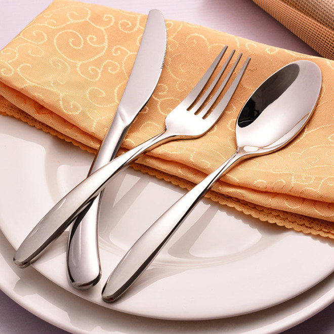 SOLA 18/10 stainless steel hotel cutlery set/flatware/dinnerware set
