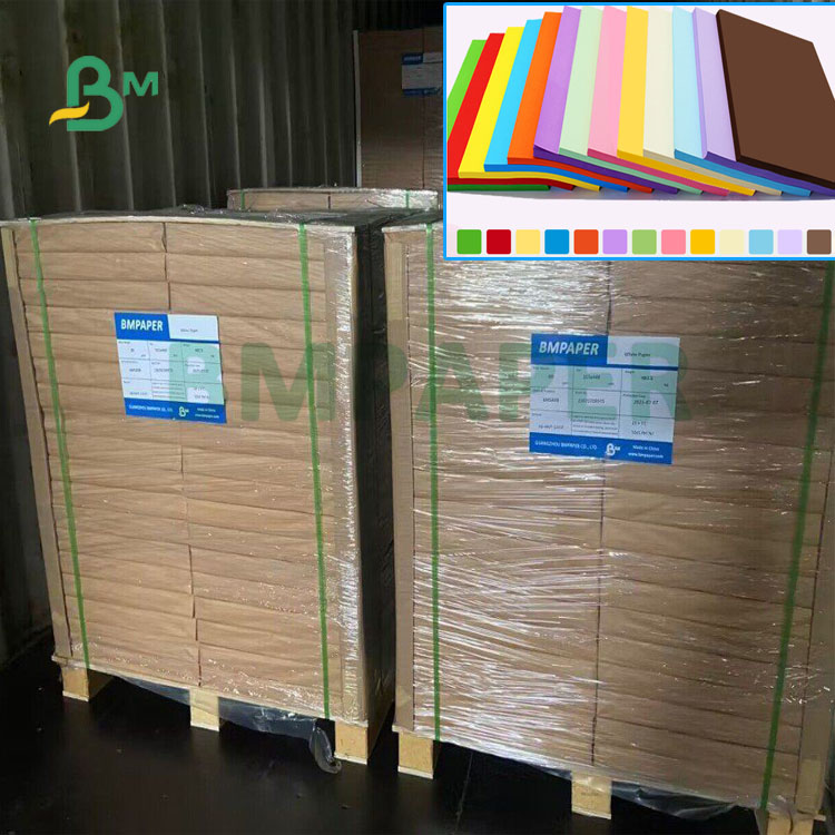 160gr 180gr 230gr Uncoated Bristol Colour Paper Sheet For Package 70x100cm 