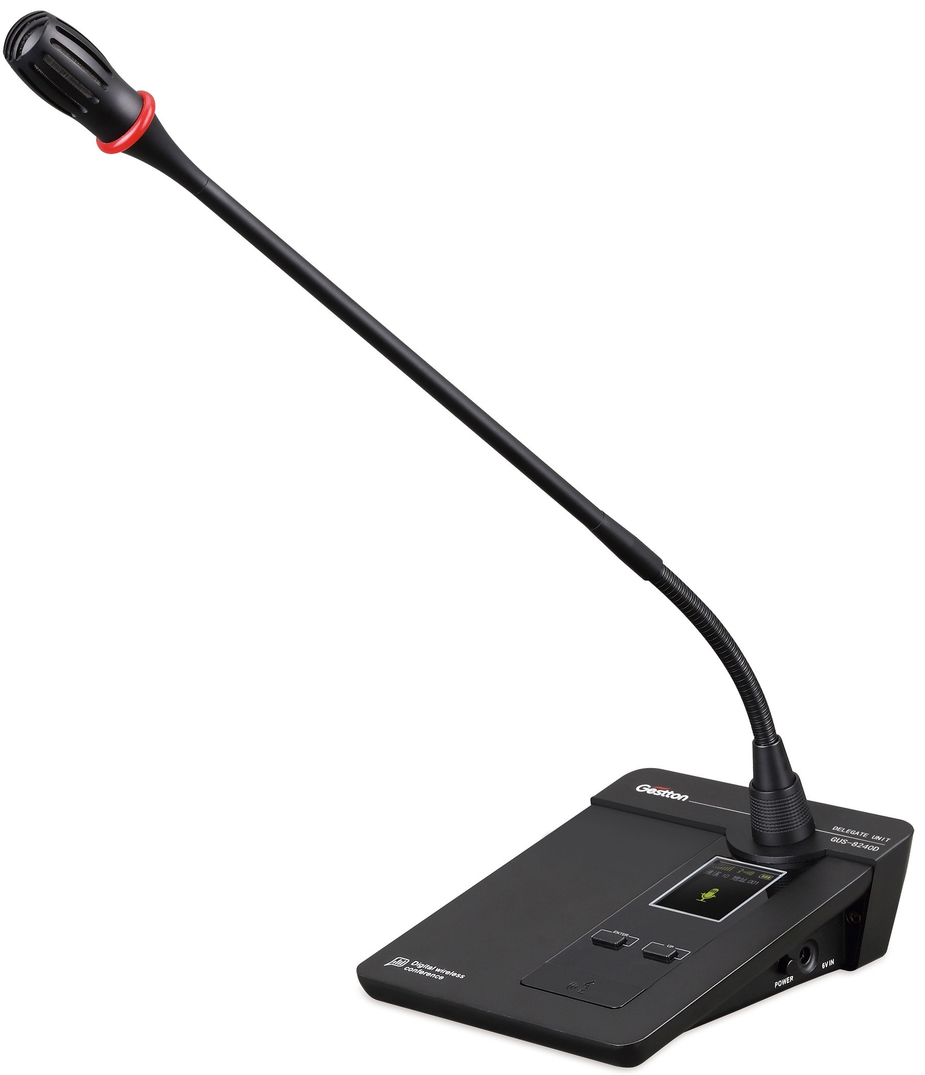 Cardioid Directional XLR Gooseneck Microphone Wireless Conferencing System 30MHz Bandwidth
