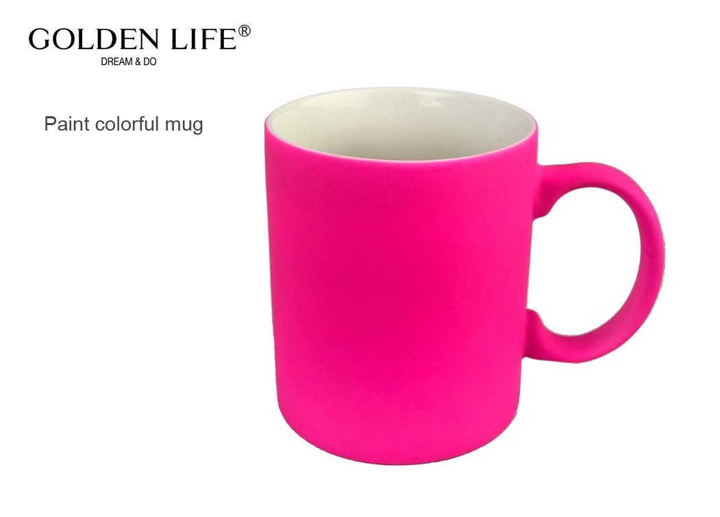 Set Of 4 Matt Glaze Color Coffee Cup With Custom Coffee Mugs