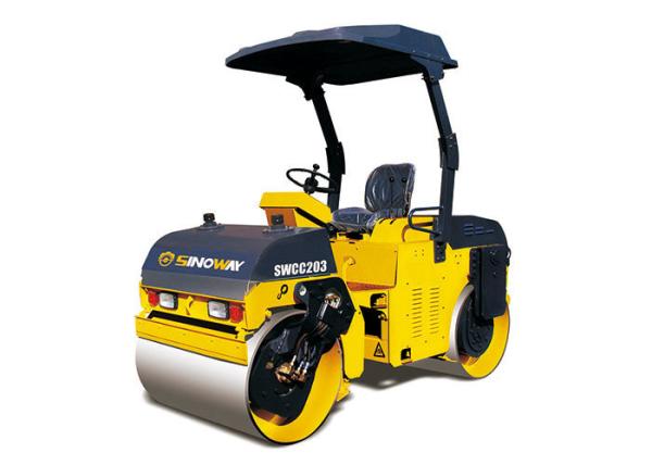 Compact Road Construction Equipment 3.5 ton Small Hydraulic Tandem Vibratory
