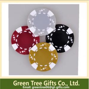  3-tone Poker Chips,crown poker chip custom aluminium poker chip set casino clay pokerchips Manufactures