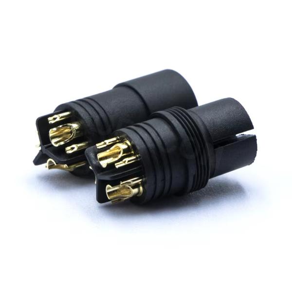 Circular Industrial Connectors 3 Pin + 6 Pin Male Female Connector For Wire