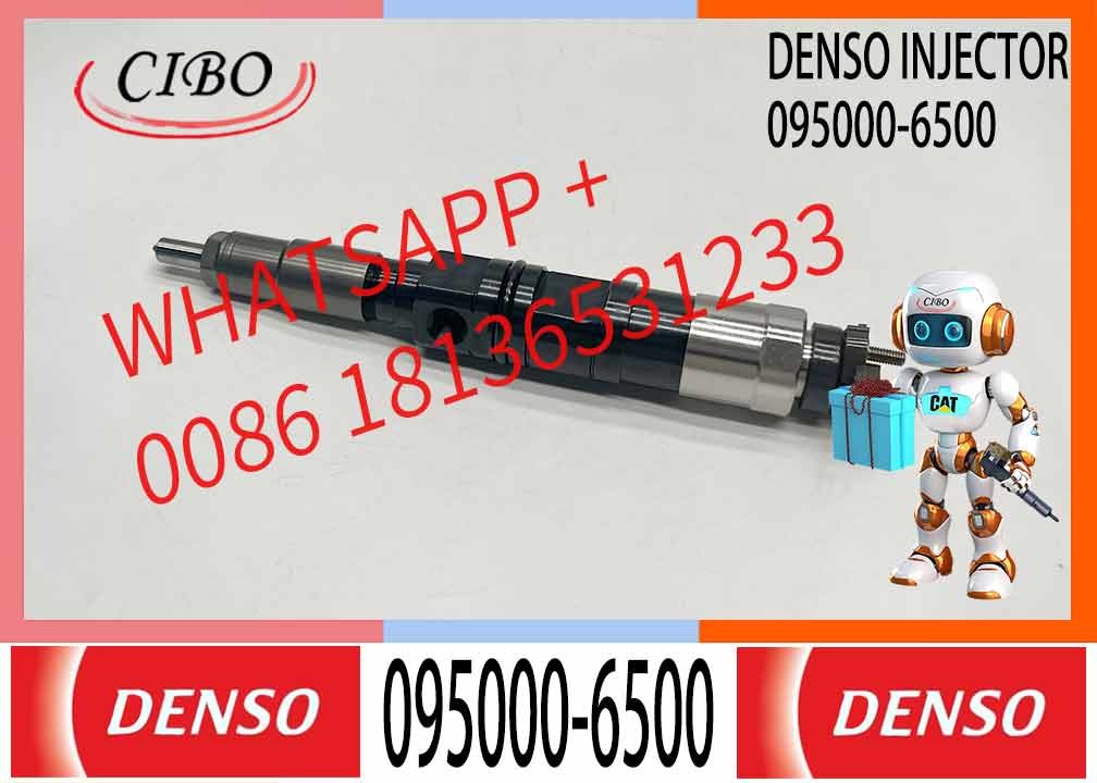 High Quality New Common Rail Injector Diesel Fuel Injector Nozzle Assembly 095000-6500 RE529117