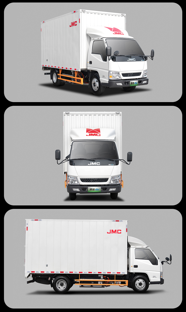 2024 JMC Truck Cabin Isuzu Cargo Truck 10 Ton Food Delivery Two-wheeled Electric Vehicle Seats 5 Door 2 Seater Truck