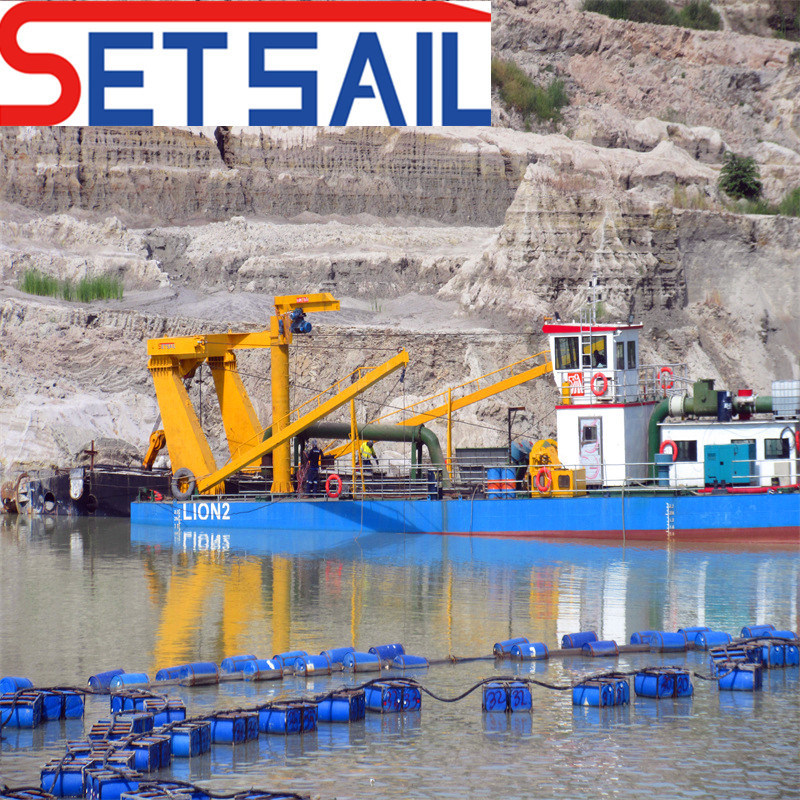 Full New 32 Inch Cutter Suction Dredger with Anchor Boom