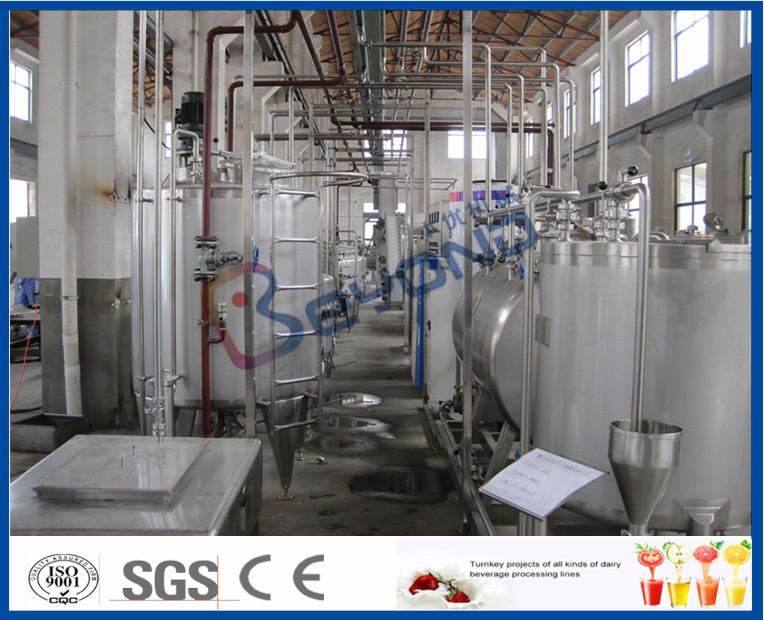2000LPH set Yoghurt Procesing Equipment, yoghurt fermentation machine With Plastic cups package