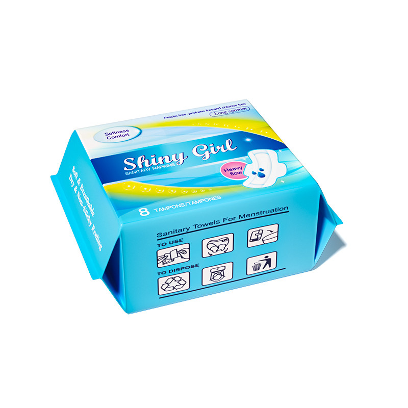 Cotton Anion Sanitary Napkin Pad For Women With Negative Ion
