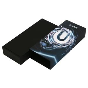 Matte Black Pullout Electronics Packing Boxes With Foam Insert