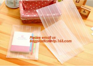  transparent clear PVC Slider zipper bag plastic bag with zipper, Vinyl Slider Red Zipper Clear PVC Bag, Printed PVC LDPE Manufactures