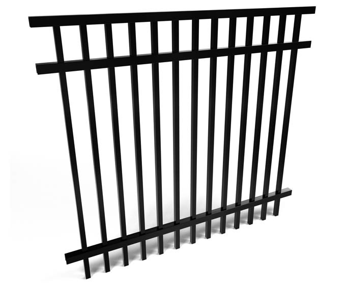 8ft Metal Residential Iron Wrought Fence Commerical Garden Privacy Fence Panels