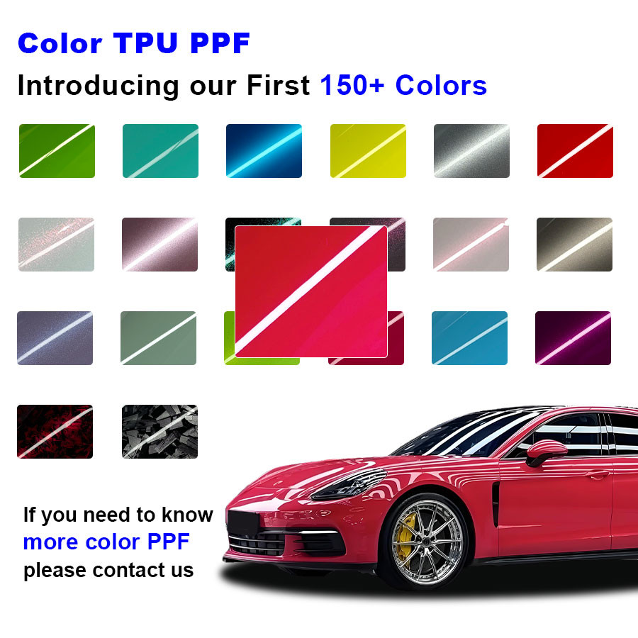 10-Year Warranty Glossy Finish Installation Friendly Color PPF Film Self Healing Self-Adhesive Car Wrap