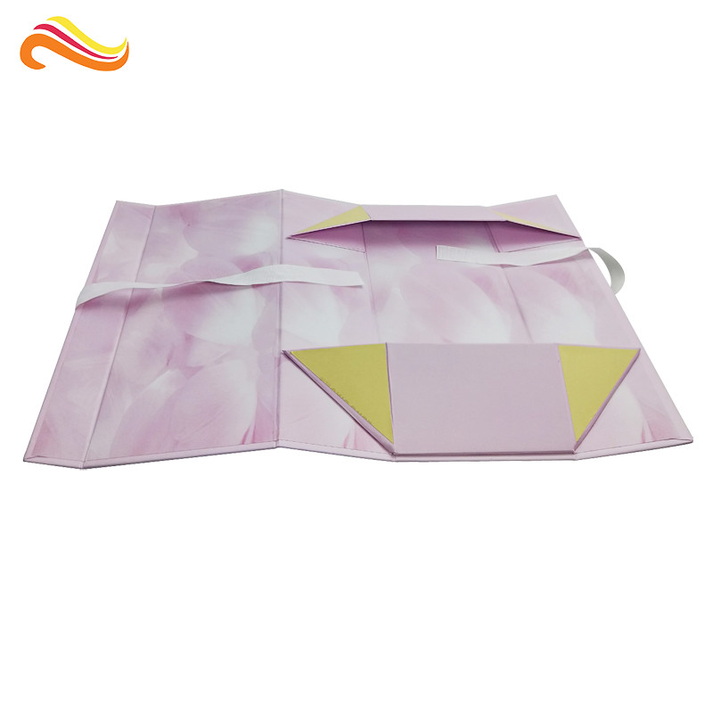 Custom Printing Magnetic Closure Collapsible Apparel Gift Box