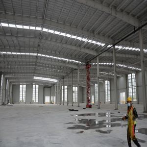 Custom Galvanized Steel Structure Factory Building Q355 Q235