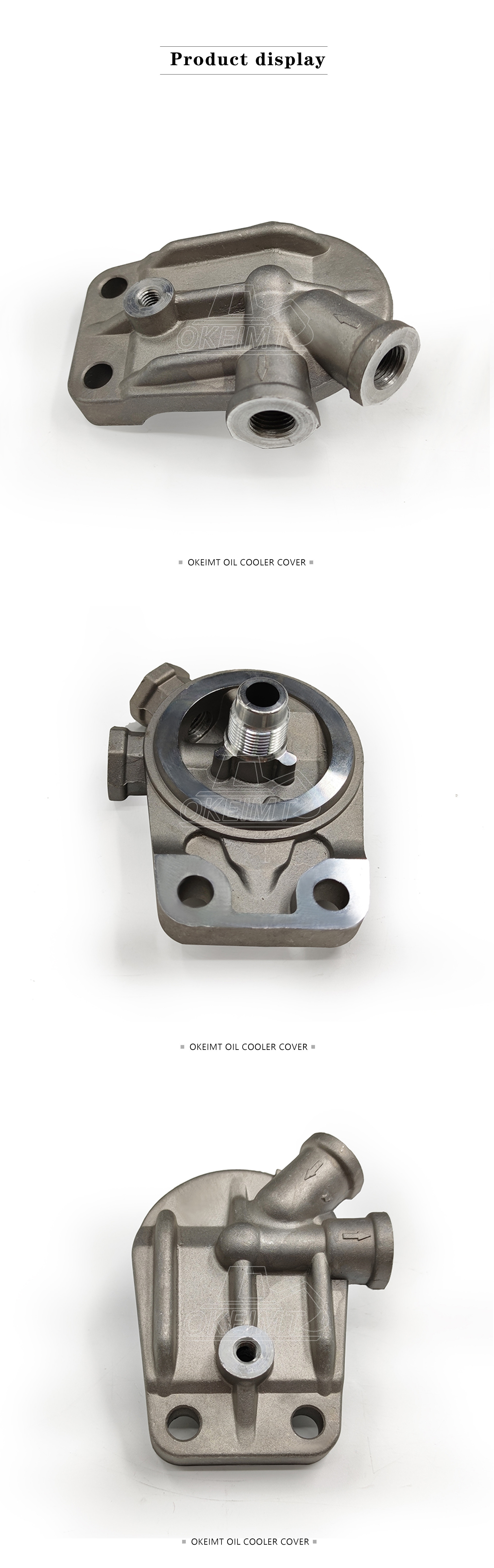 Construction Machinery Hot Sale Fuel Filter Head ME03672 8053499 For Mitsubishi Engine S6K 568C