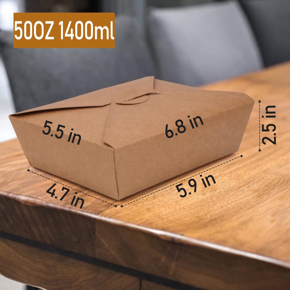 Restaurants' Top Choice Custom Printed Takeout Box for Italian Spaghetti Pasta Salad