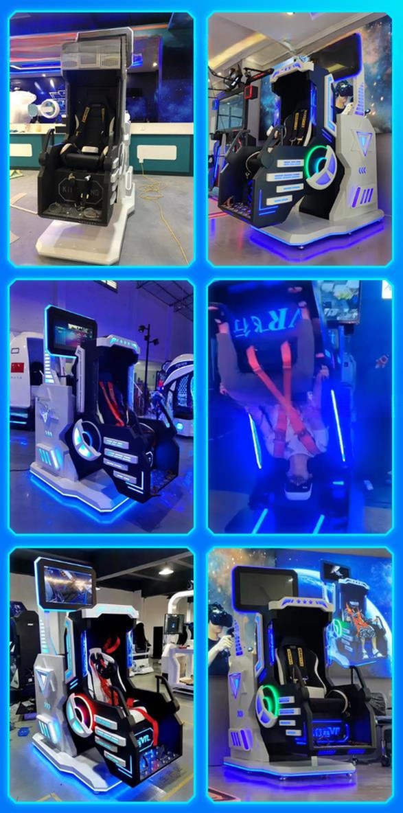 Dreamland brand 9d vr flight simulator arcade game machine 360 degree vr chair for sale