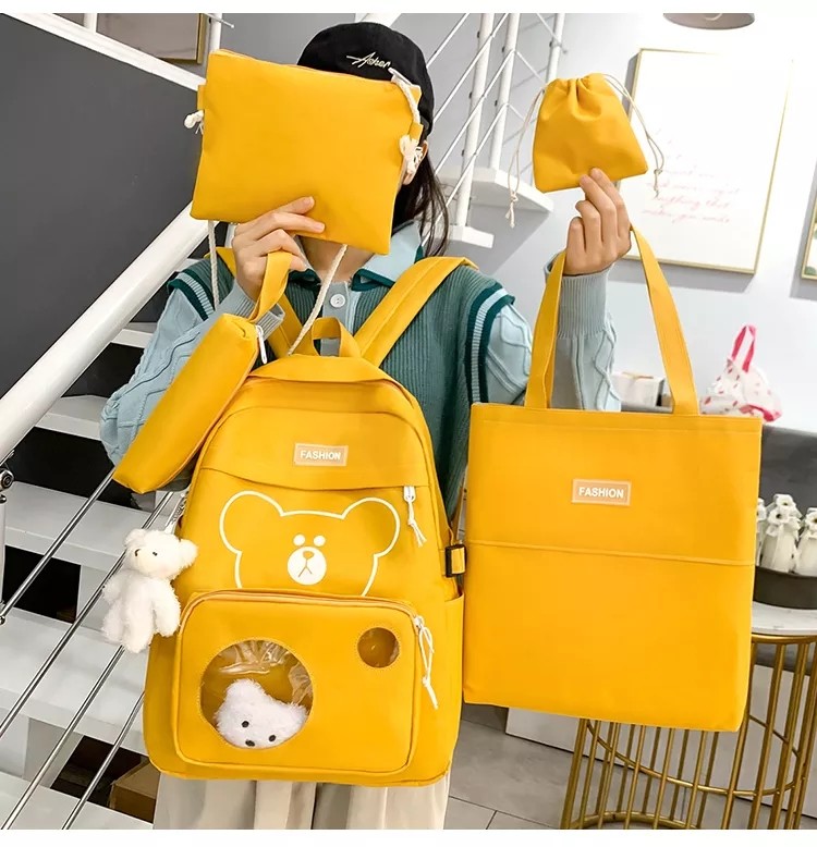 Travel Backpack Girls Laptop School Bag Sets Backpacks Carton Colourful 2022 China