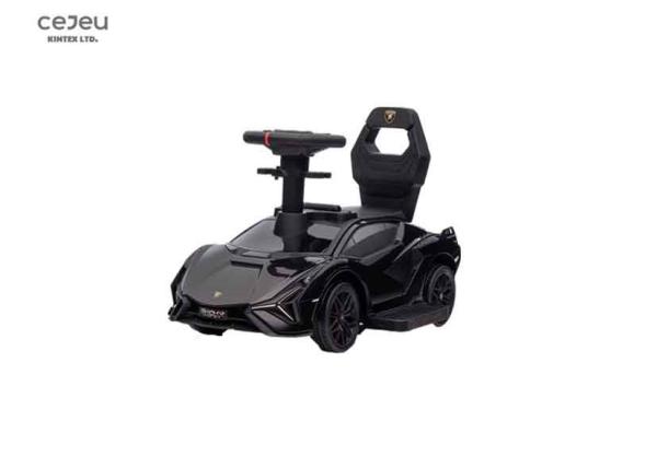 6V Electric Ride on Car Ride on Toys for Kids Music, Red（Lamborghini Sian