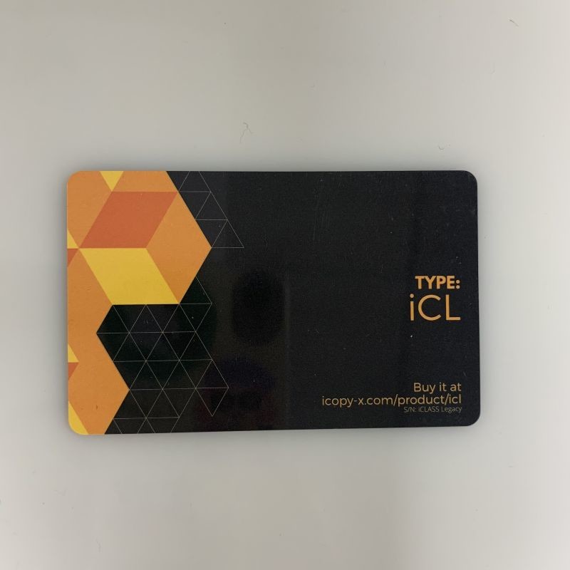 OEM 13.56MHZ UID Changeable RFID Smart Card 0.8mm Thick With 4k Byte Chip