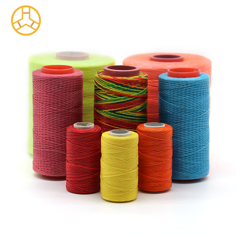 Knitting 400g 210D/16 Optional Colors DIY Handmade Leather Sewing 1mm Flat Wax Thread