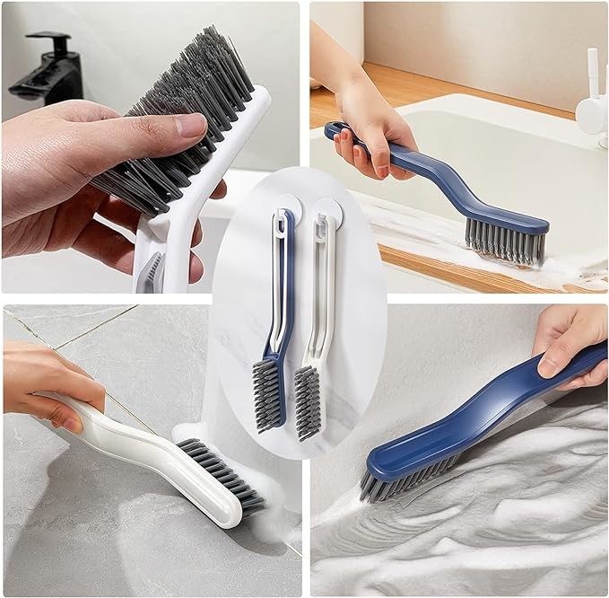 Factory Price Custom Patent Design 2 In 1 Multipurpose Crevice Cleaning Brush