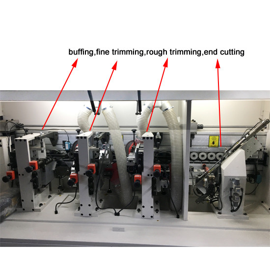 Straight full automatic PVC edge banding machine for door cabinets KC370D