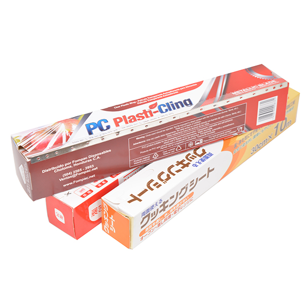 Packaging Box Packing Cling Wrap Customized Logo Printing For Kitchen