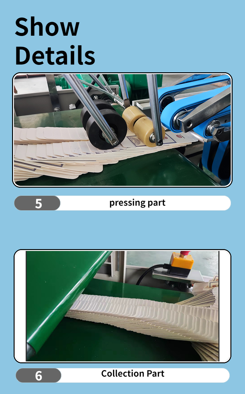 Net weight 1300kg CQT-650 folder gluer side glue box straight line box high speed glue