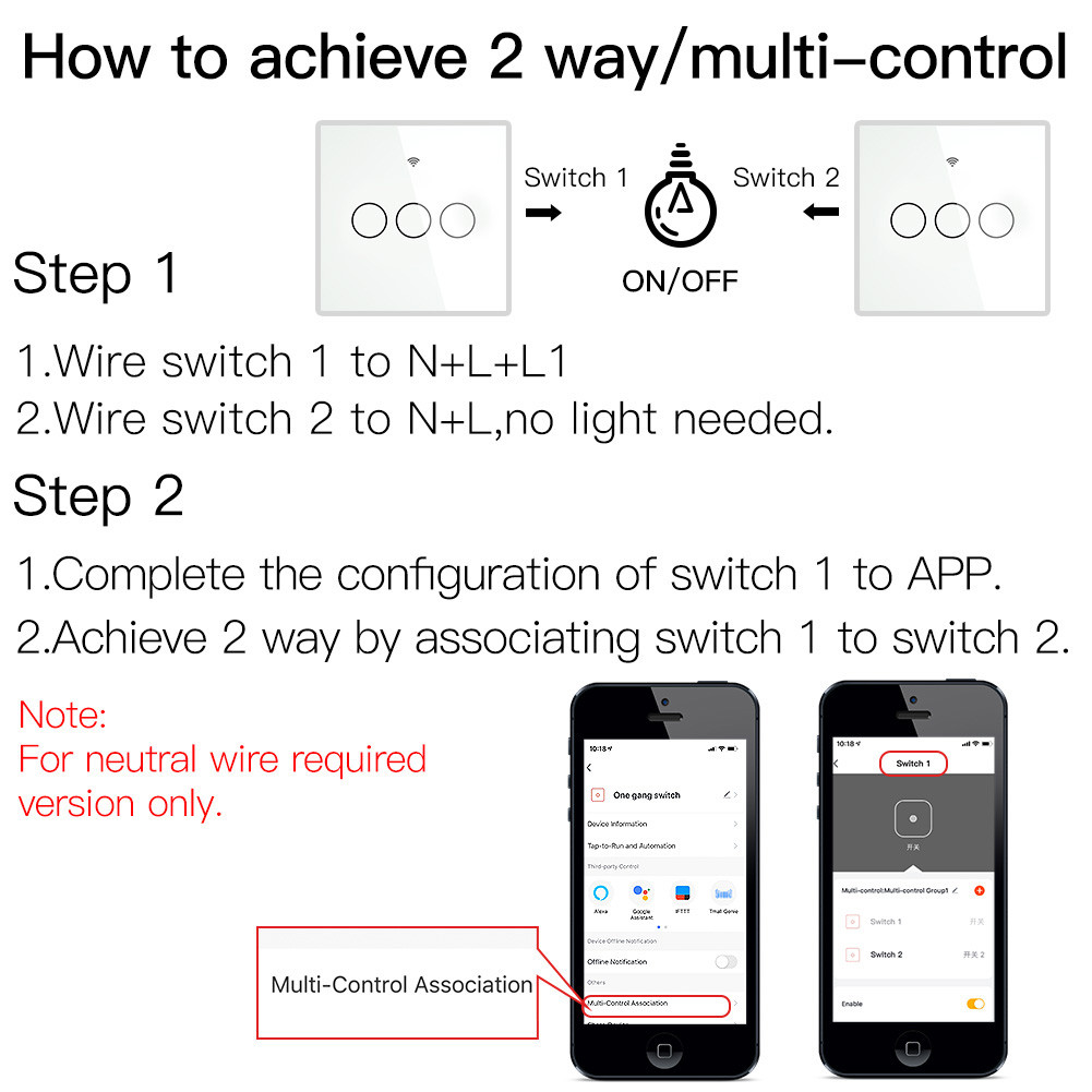DIY Wireless Smart Zigbee 3.0 Light Dimmer Switch Remote Tuya Smart Life Remote Alexa