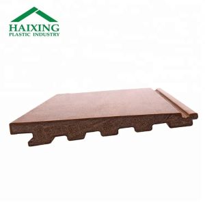 Outside Wall Building PVC/WPC Engineered Composite Wood Decking Wall Cladding