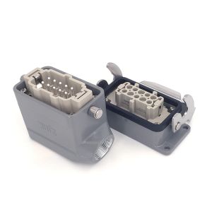 China HE 10 Pin Heavy Duty Connector  16A  IP67 Waterproof Industrial Connector replace harting 10Pin on sale