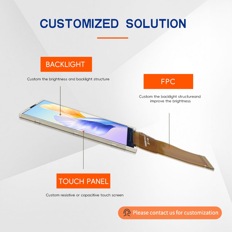 3-inch Small TFT LCD Display IPS 240 * 400 With SPI/MCU Display Interface