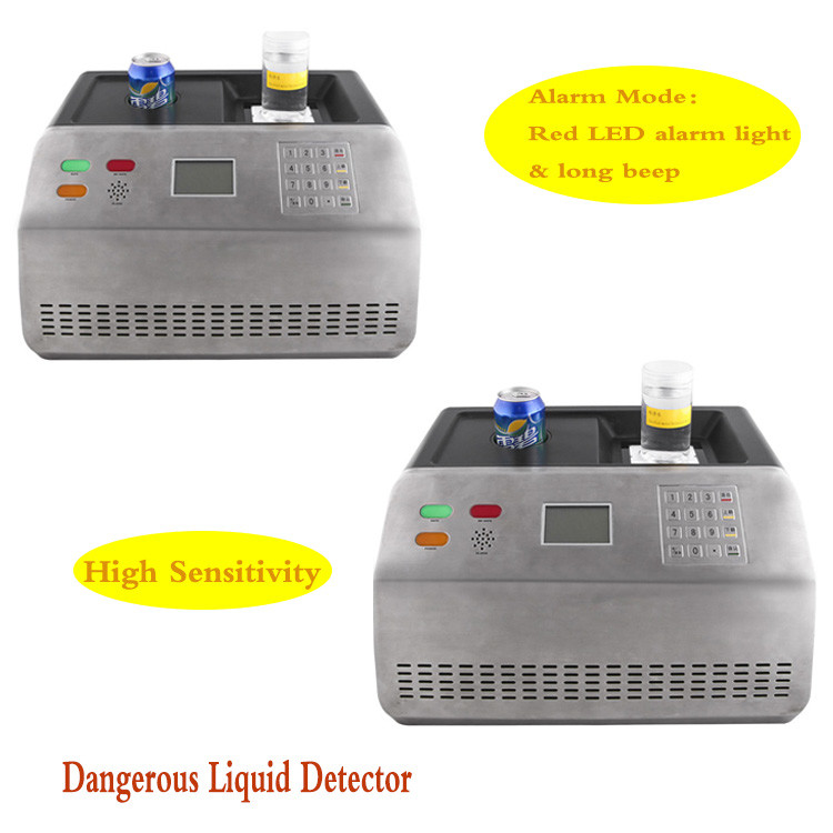 Dangerous Liquid Airport Baggage Scanner , Portable Water Metal Detector Machine