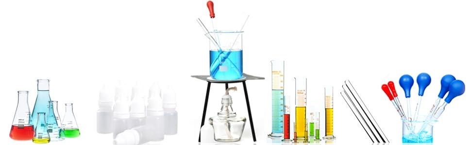 Lab Medical Science Glass Stick 12" Length Stir Rod Glass Stirring Rods Stir Stick With Both Round Ends