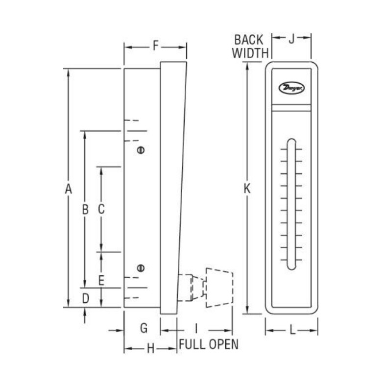 RMB-SSV RMC 2" Air Flowmeter With Stainless Steel Valve